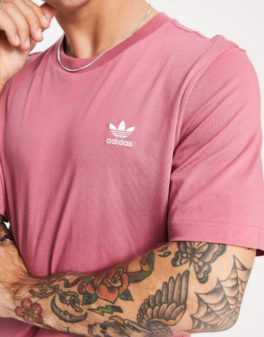 maag Ga lekker liggen Vergelijkbaar adidas Originals essentials t-shirt in pink | ASOS