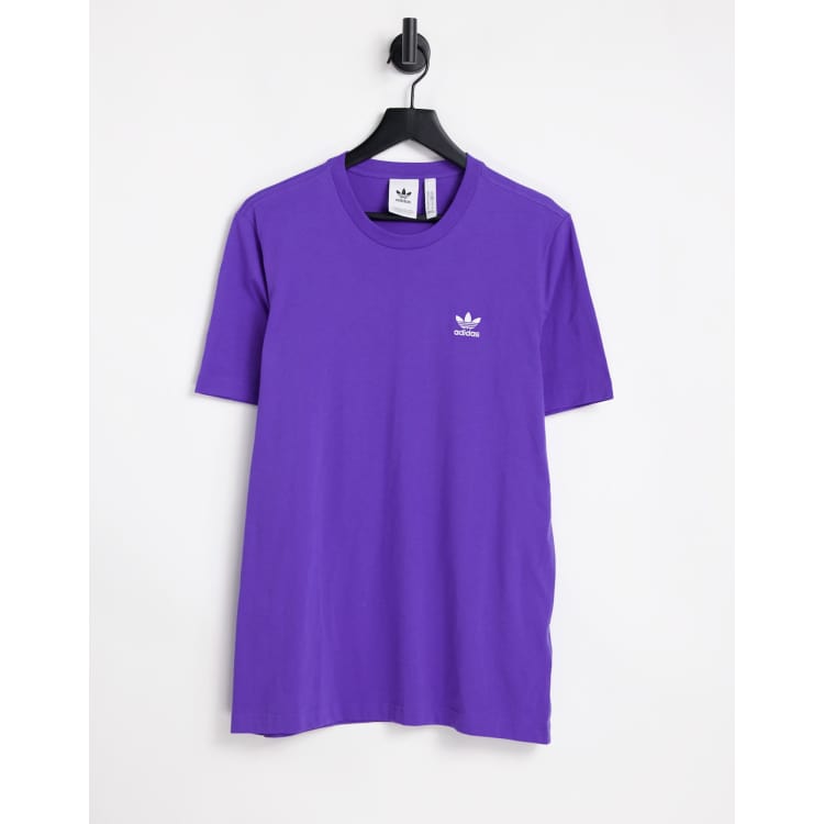 Adidas Men's T-Shirt - Purple - M