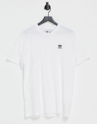 adidas Originals essentials t-shirt in white with small logo