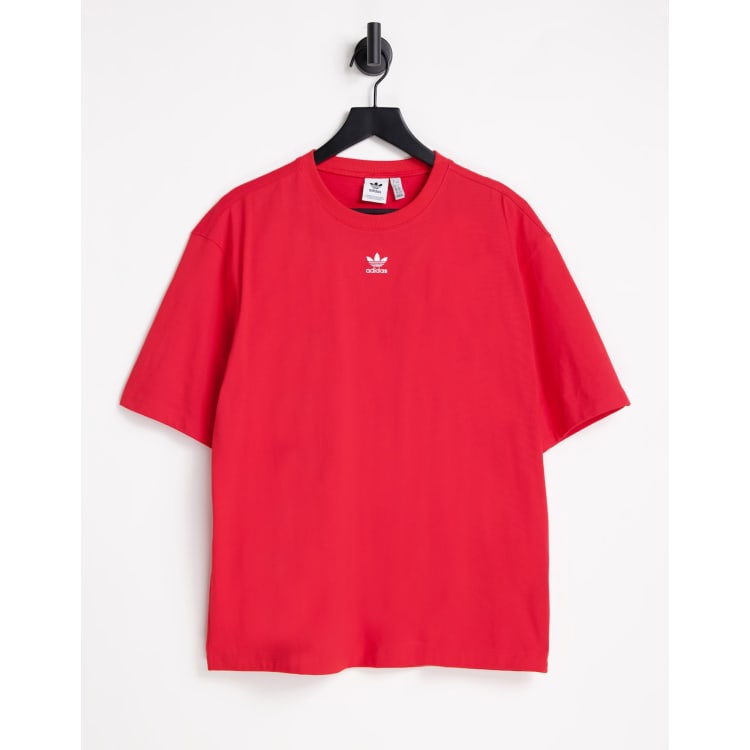 Adidas originals 2025 red t shirt