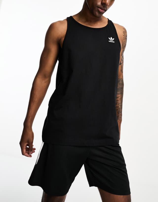 adidas Originals Essentials tank top in black