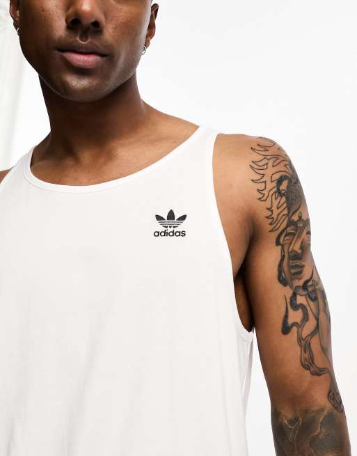 | tank adidas in Essentials Originals top ASOS white