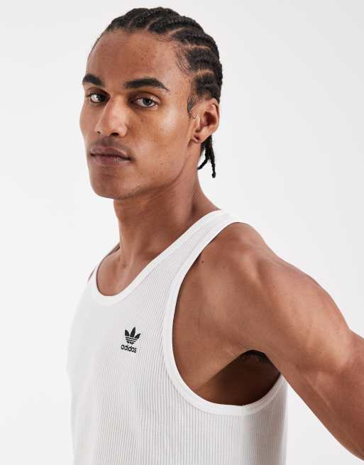adidas Originals – Essentials – Tanktop in Weiß, 4 von 5
