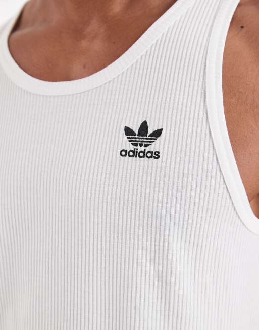 adidas Originals – Essentials – Tanktop in Weiß, 5 von 5