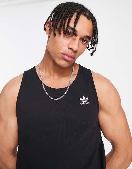 adidas Originals Essentials Tanktop in zwart ASOS