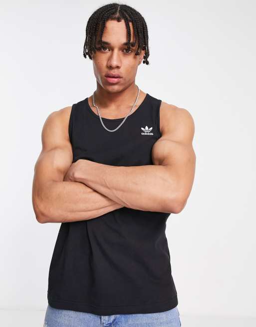 adidas Originals - Essentials - Tanktop in zwart