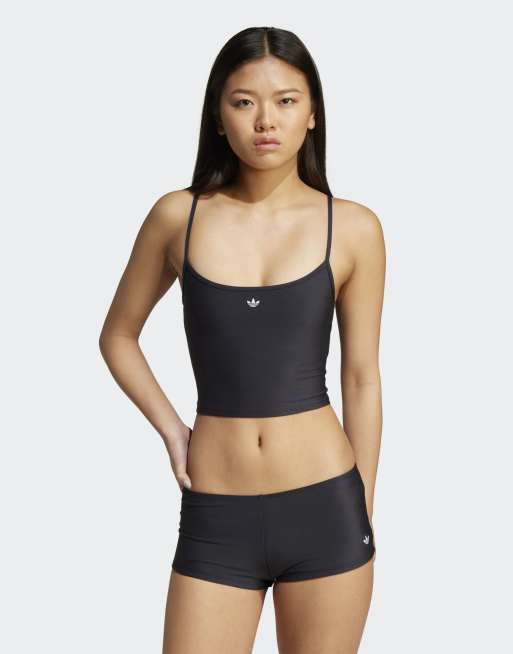 adidas Originals - Essentials - Top senza maniche da bagno nero
