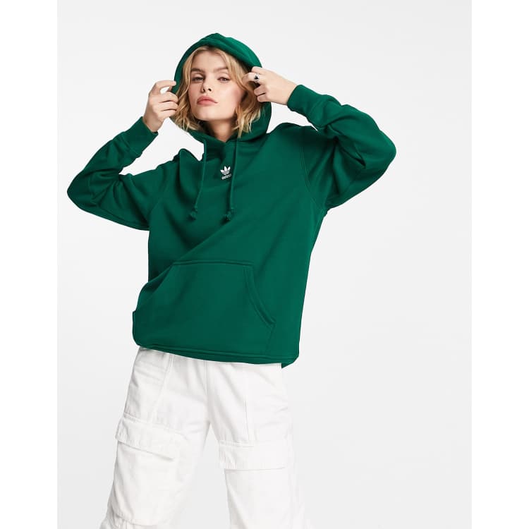 Adidas dark hotsell green hoodie