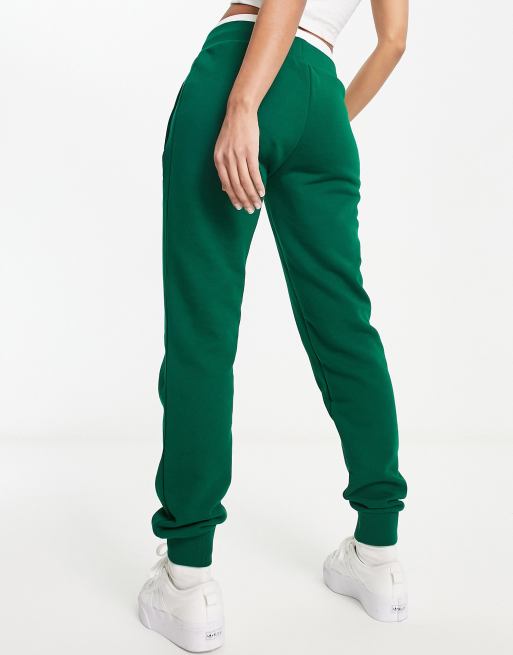 Adidas trefoil 2025 green joggers