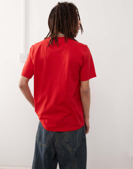 adidas Originals Essentials Trefoil t-shirt in red