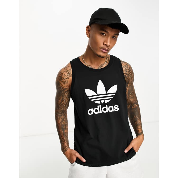 Adidas originals trefoil hot sale mesh tank top