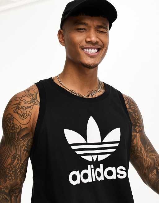 Adidas trefoil 2024 tank top mens