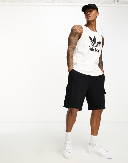 Originals Essentials ASOS in tank Trefoil top white | adidas