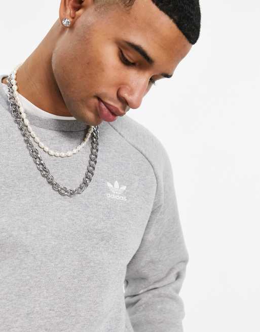 adidas Originals - Essentials - Trui met ronde hals in grijs