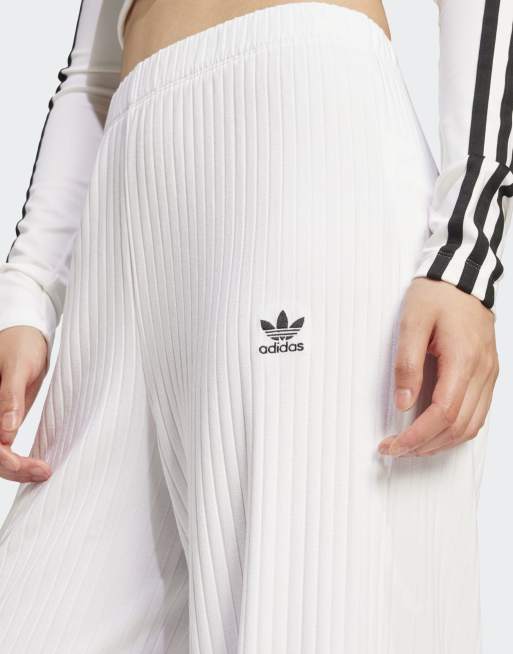 パンツ ADIDAS ESSENTIAL WIDE RIB PANTS 5FT1133 adidas Essentials Wide Rib Pants - Black | Free Shipping