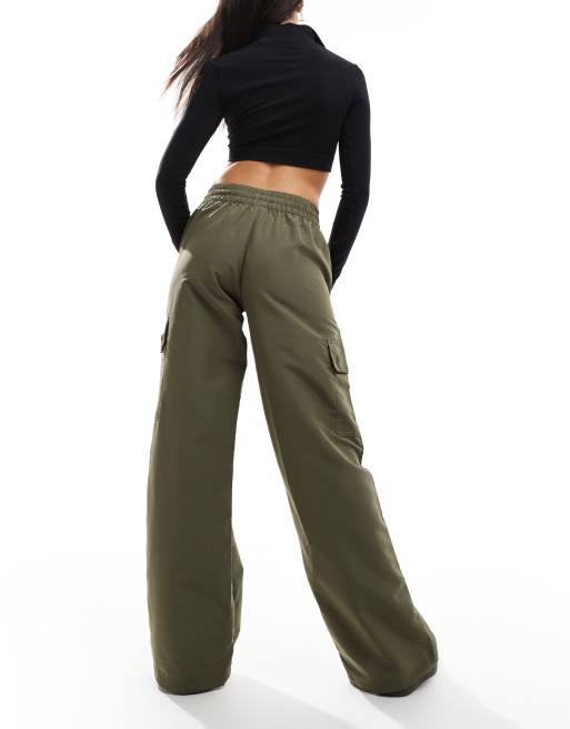 adidas Originals essentials woven cargos in olive | ASOS