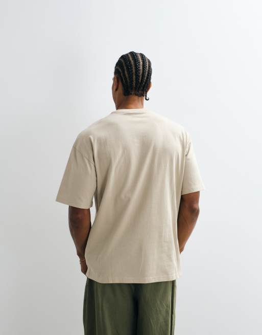 adidas Originals essentielles Oversize-T-Shirt in Hellkhaki, 5 von 5