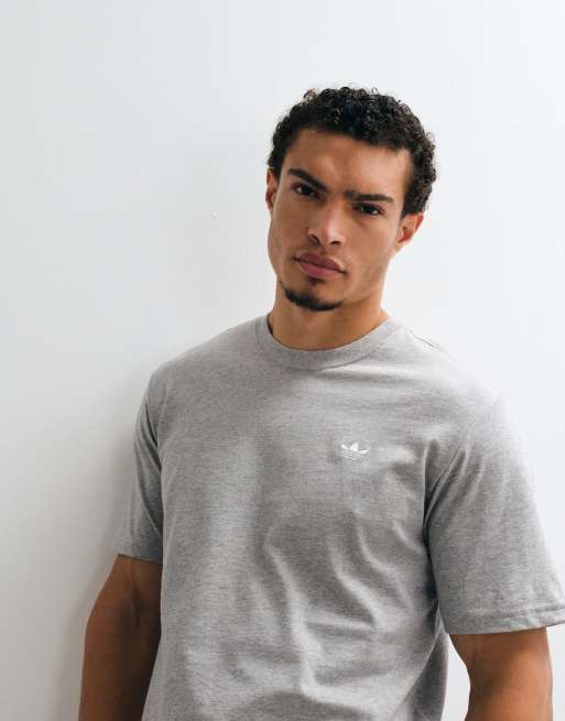 adidas Originals essentielles T-Shirt in Grau mit regulärer Passform, 2 von 5
