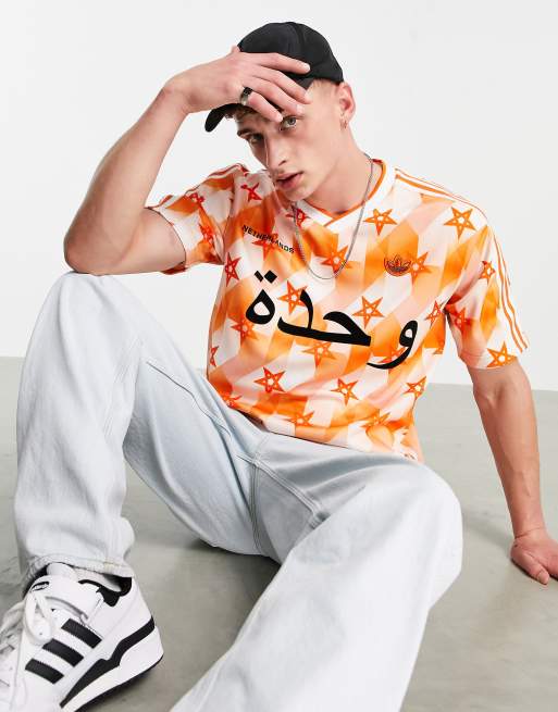 Schaduw Acquiesce Hechting adidas Originals Euros Netherlands t-shirt in orange | ASOS