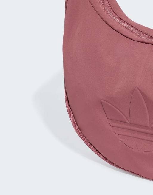 adidas Originals – Everyday Icons – Halbmond-Handtasche in Burgunderrot, 4 von 4