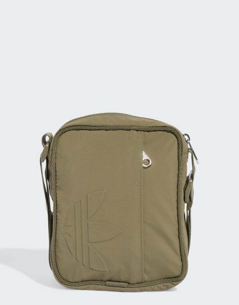 adidas Originals Everyday icons small item bag in olive strata - view 1