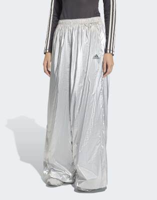 F50 - Pantalon de jogging - Argent métallisé-Argenté M
