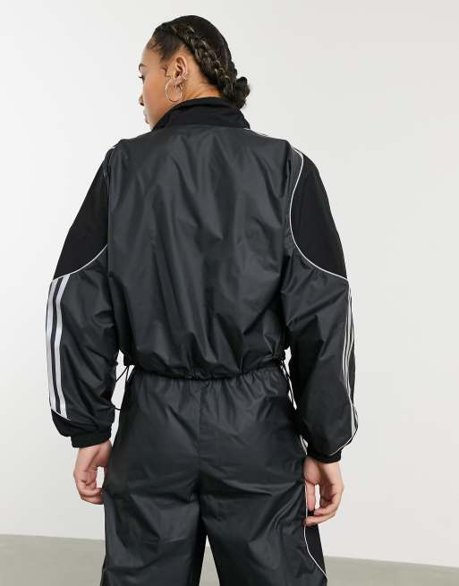 Adidas originals fakten track jacket in black new arrivals