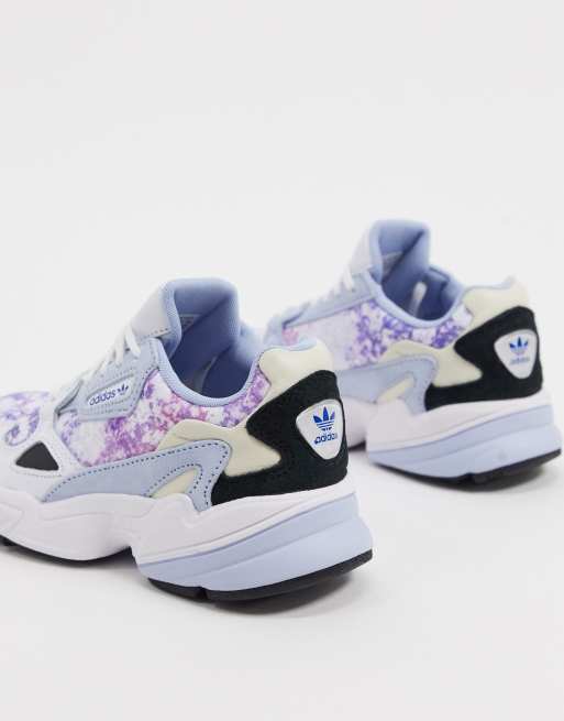 Adidas falcon cheap bleu rose