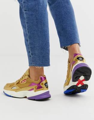 adidas falcon femme doré