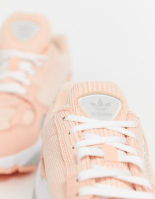 peach adidas trainers