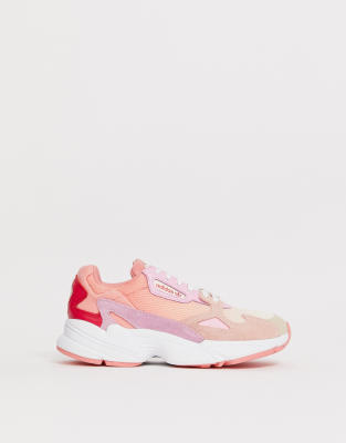 adidas originals falcon in pink and coral