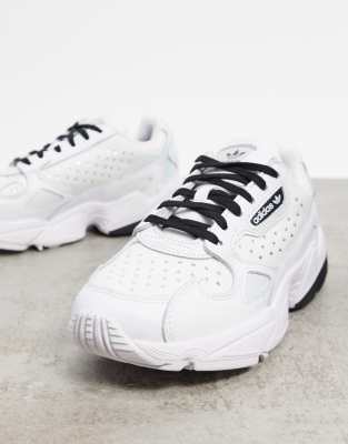 adidas falcon white asos