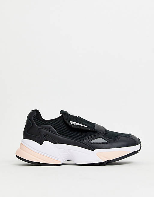 adidas Originals - Falcon RX - Sneakers a coste nere e rosa حبوب لتنظيم النوم
