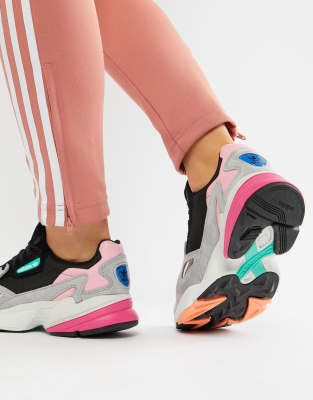 adidas women's multi falcon sneakers