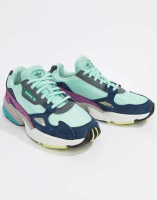 adidas falcon shoes green