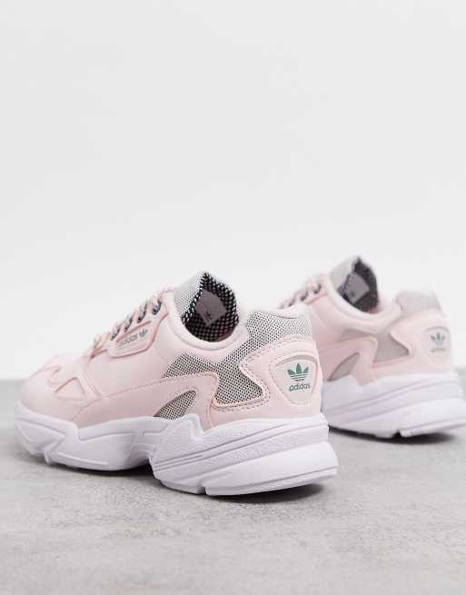 Adidas falcon sales schwarz rosa