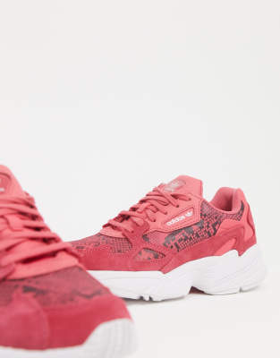 adidas falcon shoes red