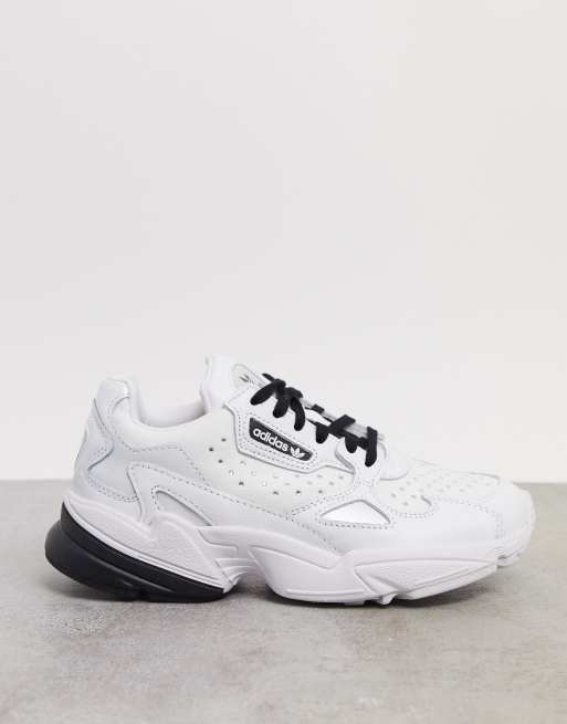 White adidas outlet falcon shoes