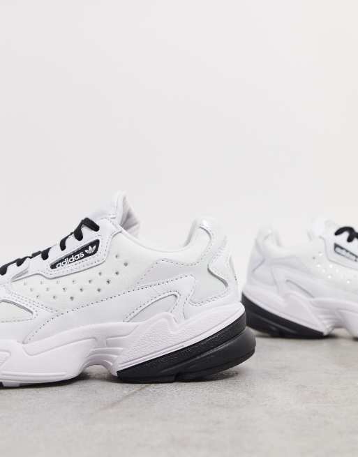 Adidas originals falcon w on sale white