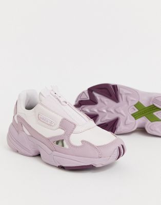 adidas Originals - Falcon - Sneakers lilla con zip | ASOS