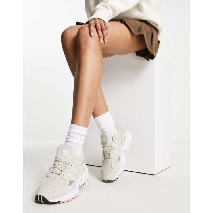 adidas Originals Falcon trainers in oatmeal ASOS