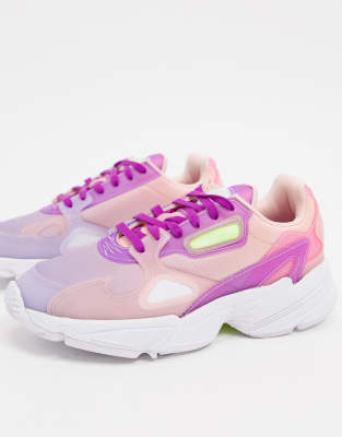 adidas falcon pink purple