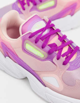 adidas falcon trainers pink