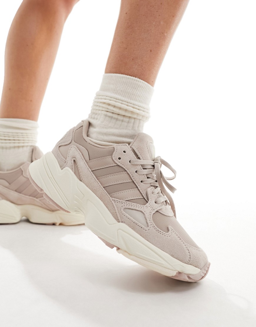 adidas Originals Falcon trainers in taupe beige-Brown