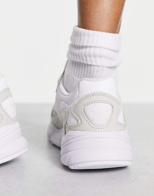 Adidas all outlet white falcon women's