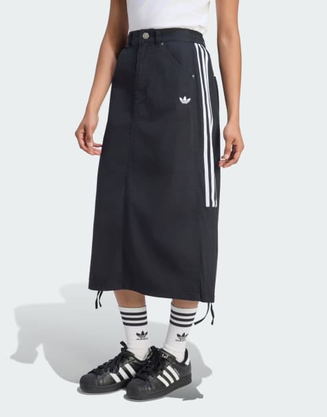 adidas Originals Fallschirmrock in Schwarz - view 1