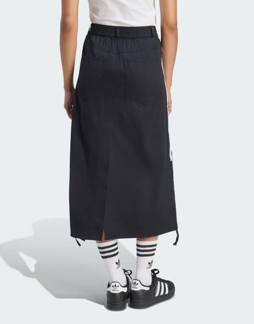adidas Originals Fallschirmrock in Schwarz, 2 von 4