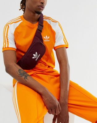 orange adidas fanny pack