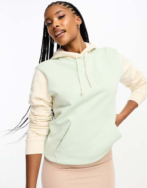 adidas Originals – Farblich abgestimmter Kapuzenpullover in Leinengrün 