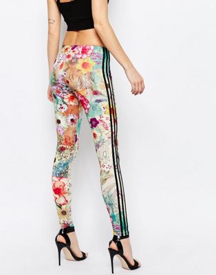 adidas leggings floral print